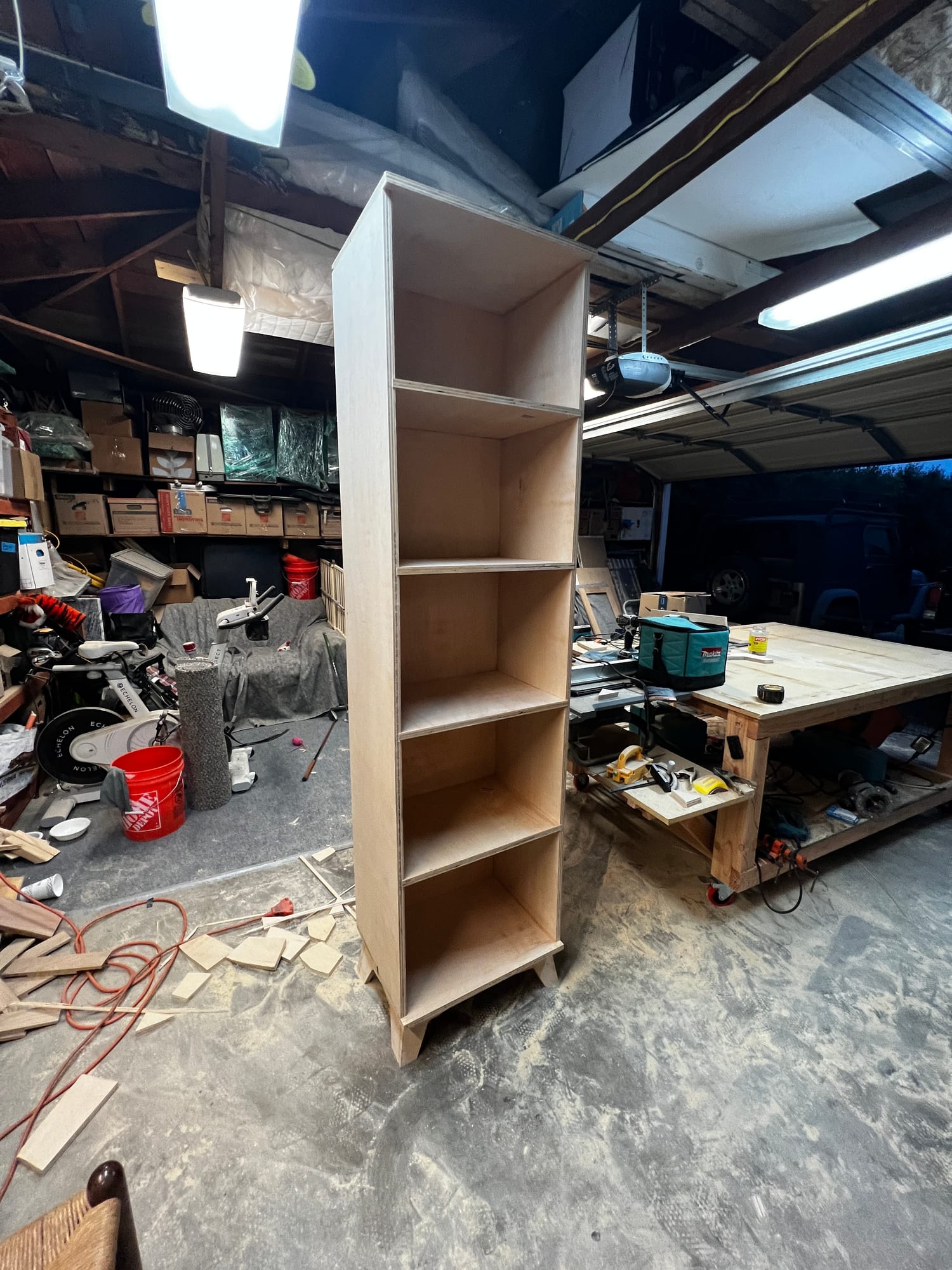 Tall custom storage cabinet build