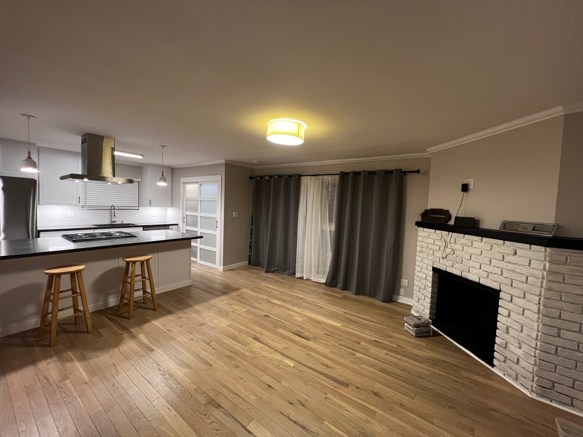 Finished kitchen remodel by Dustin Cody Productions