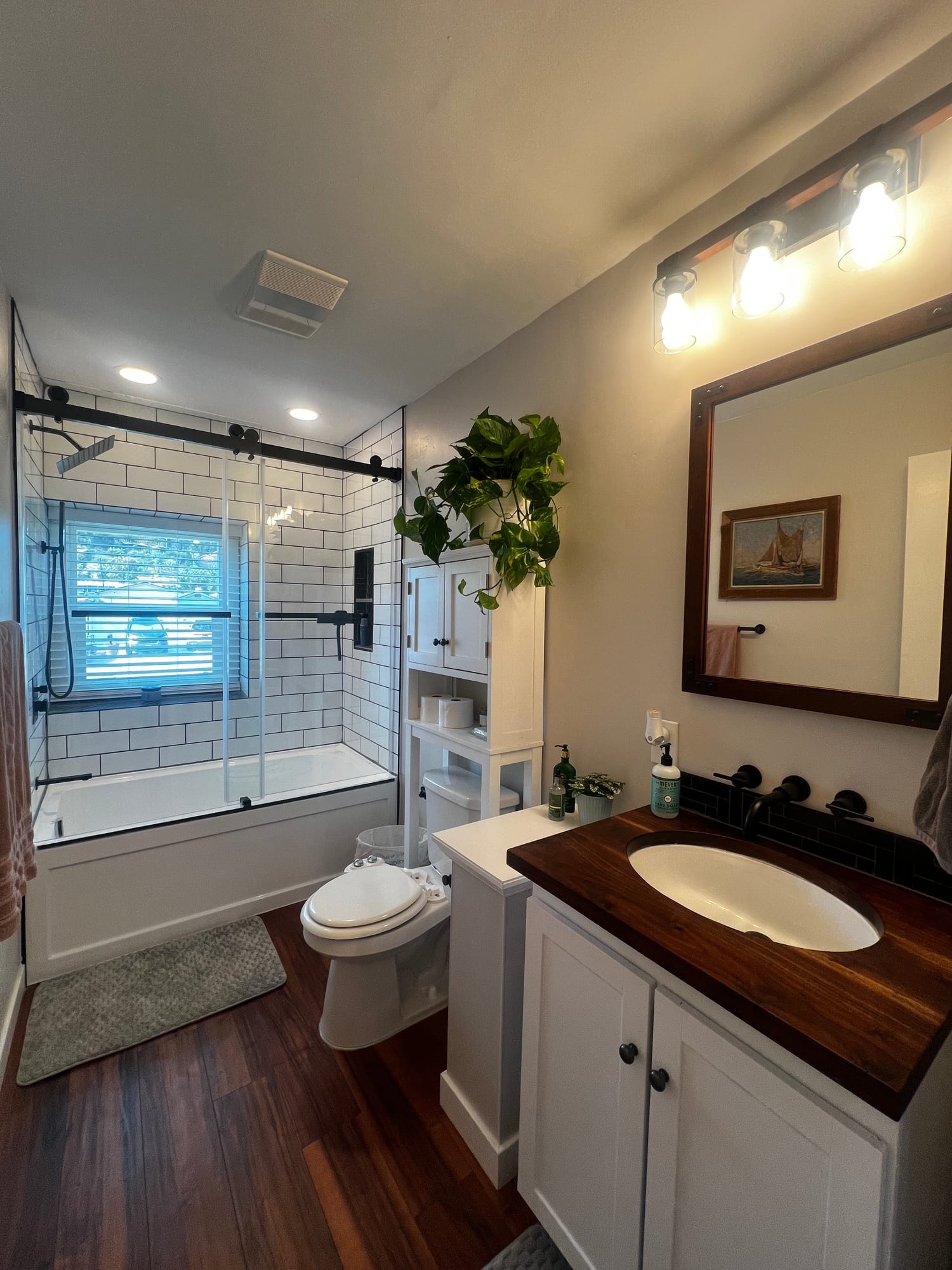 Finished bathroom remodel